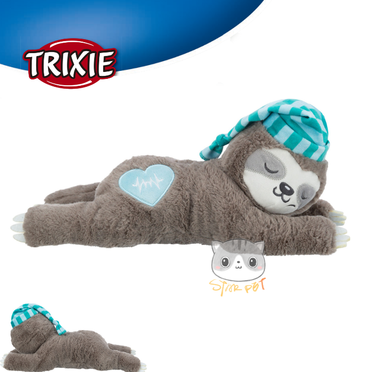 Trixie Junior sloth heartbeat, plush(polyester), 34 cm