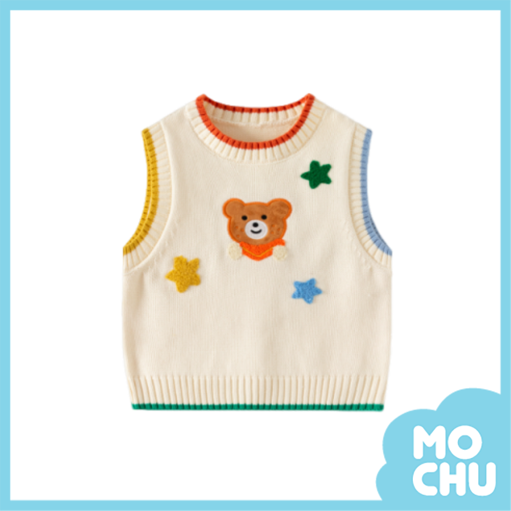 星星熊針織背心(四色)