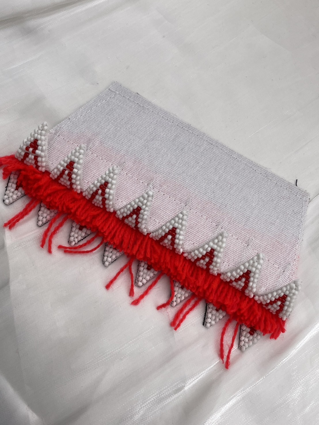 NO.3（亮）大人款16瓣珠繡額花15.5cm