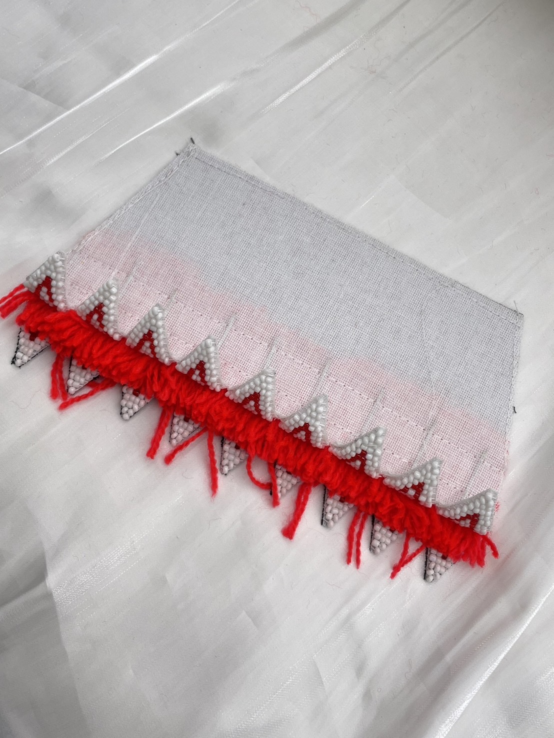 NO.4（亮）大人款18瓣珠繡額花17.5cm