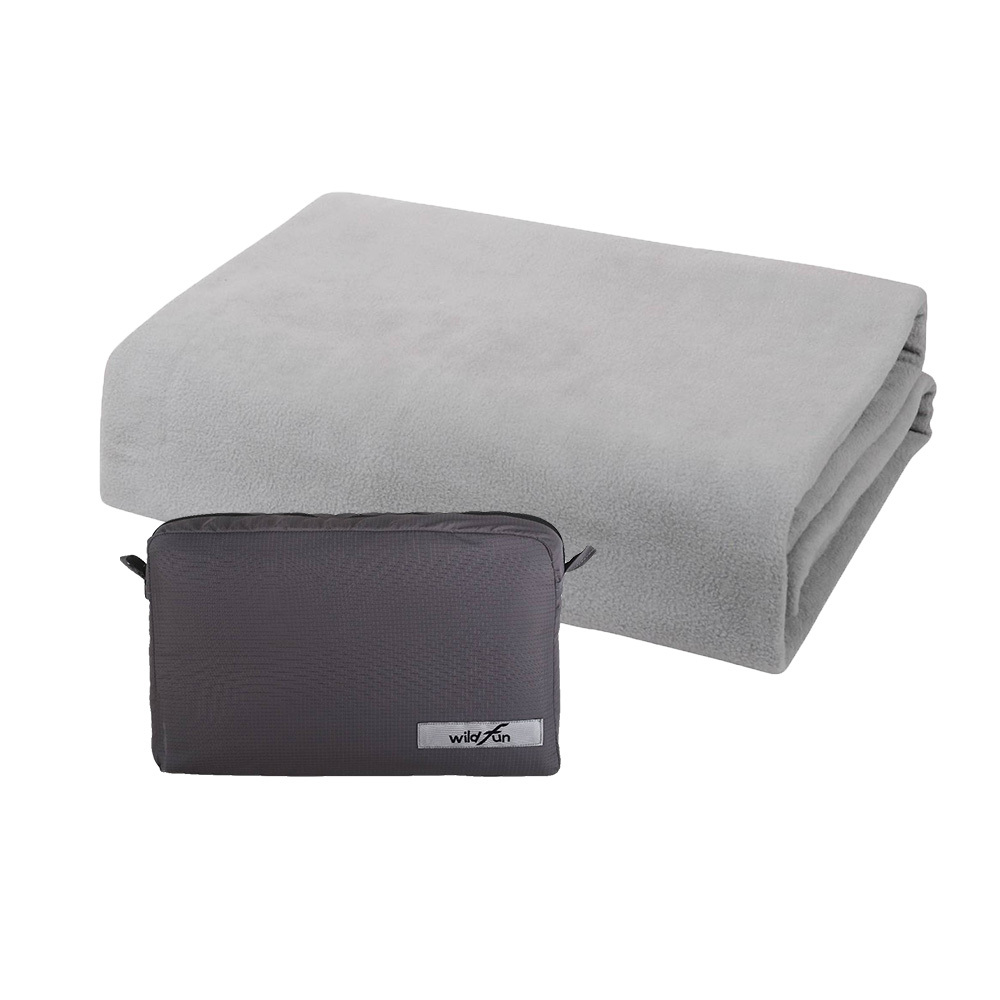 wildfun 野放 石墨烯暖暖毯 灰
