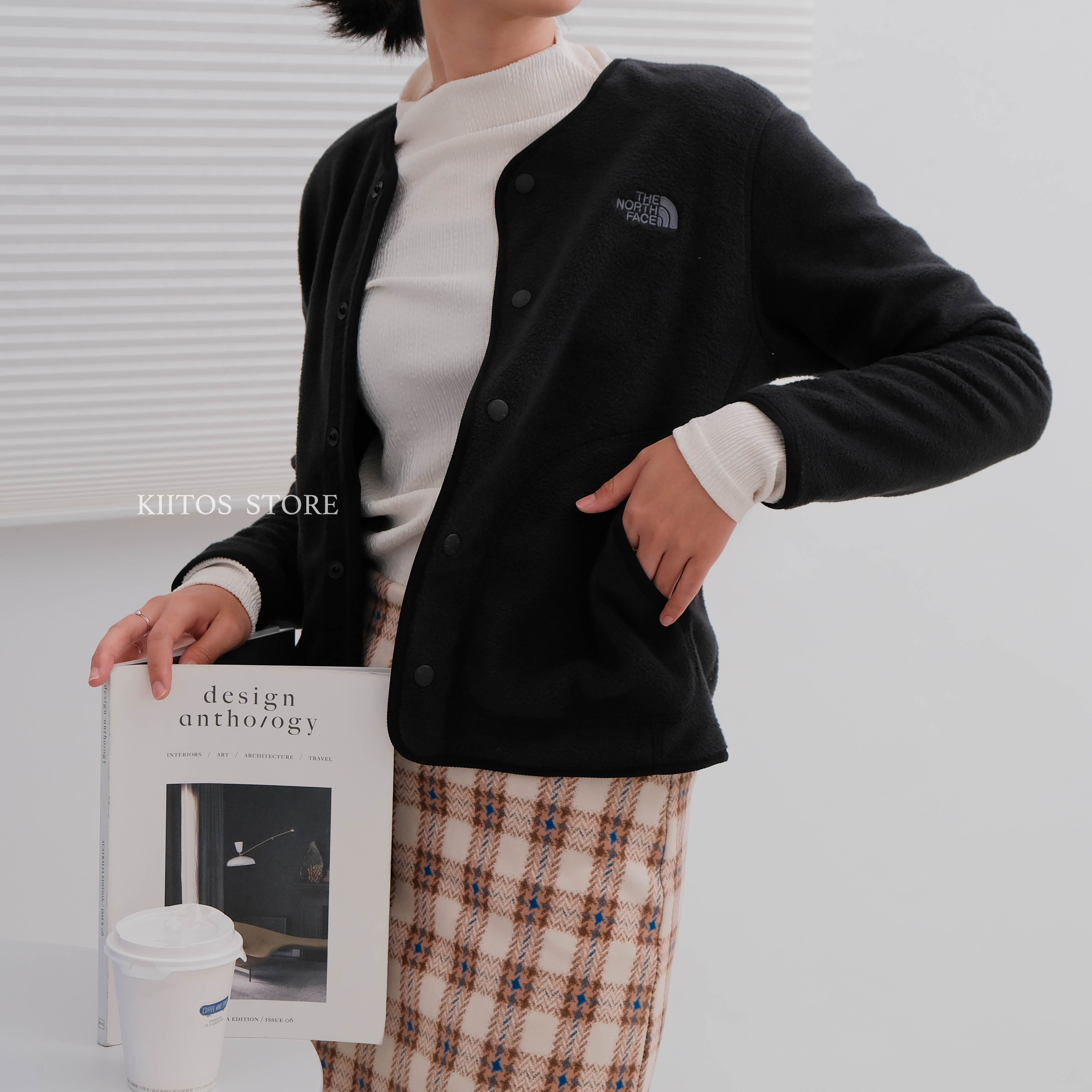 The North Face 北臉 Acampo Cardigan 搖粒絨 毛毛 開襟 外套 NJ5JQ63