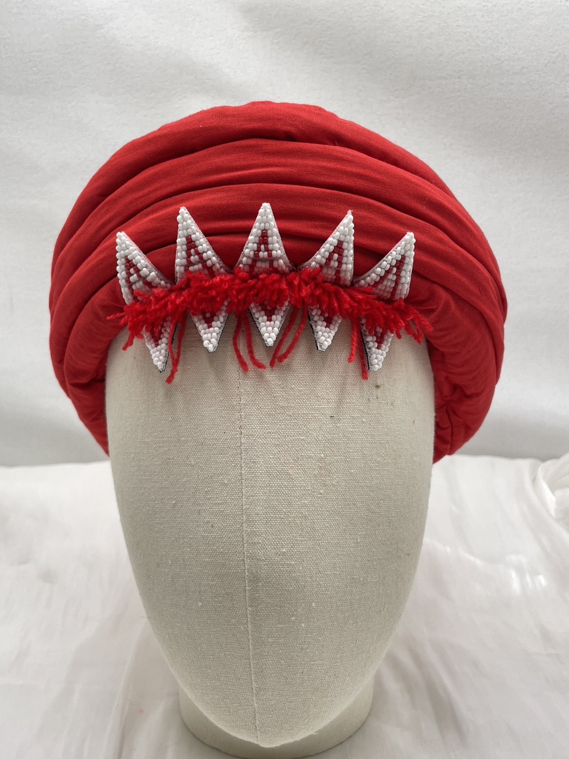 NO.5大人款10瓣珠繡額花11cm