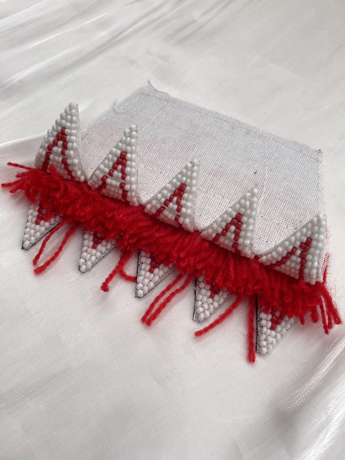 NO.5大人款10瓣珠繡額花11cm