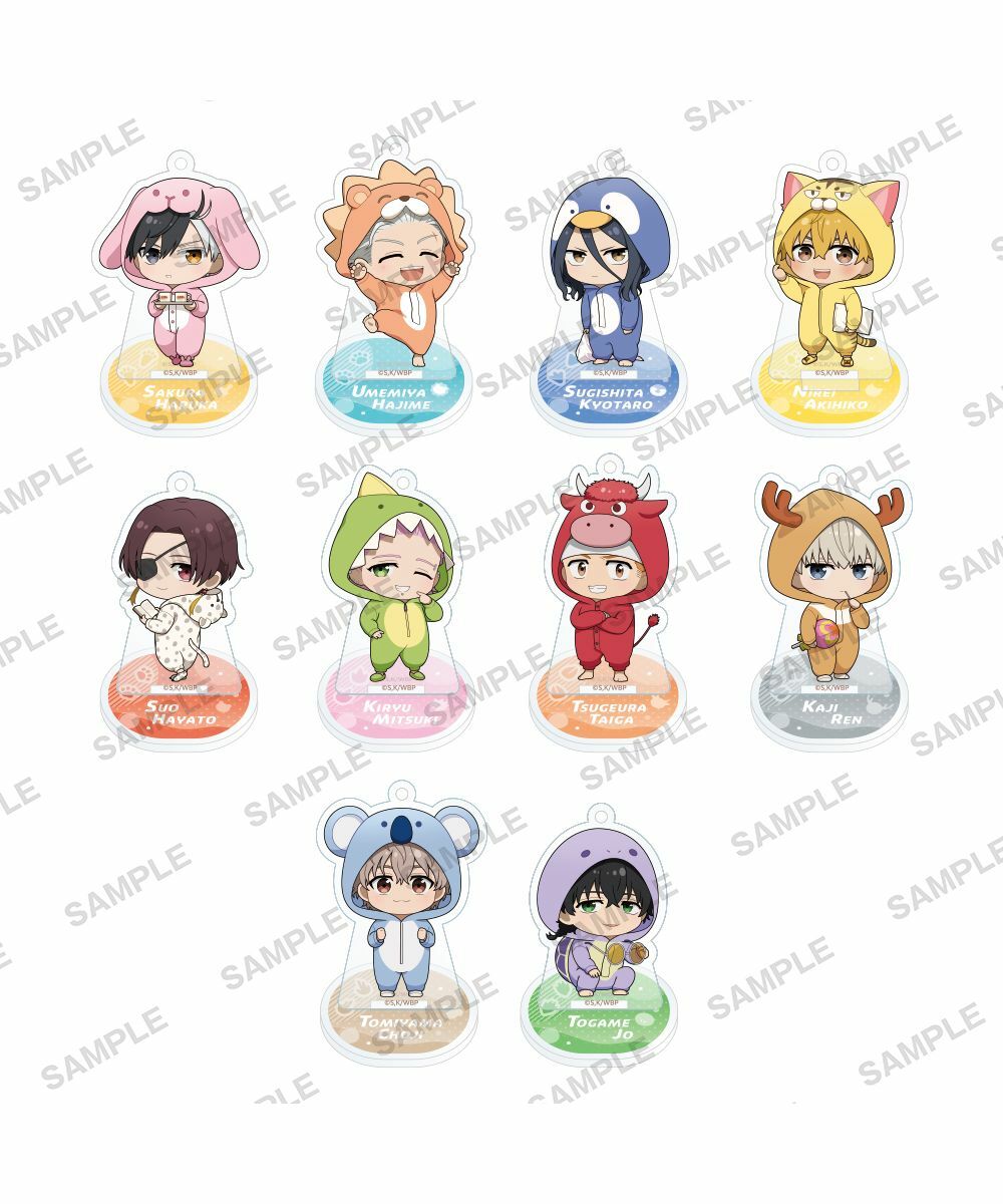 預購-《WIND BREAKER—防風少年—》 Q版壓克力立牌收藏組 睡衣派對ver. BOX販售【日本進口精品】