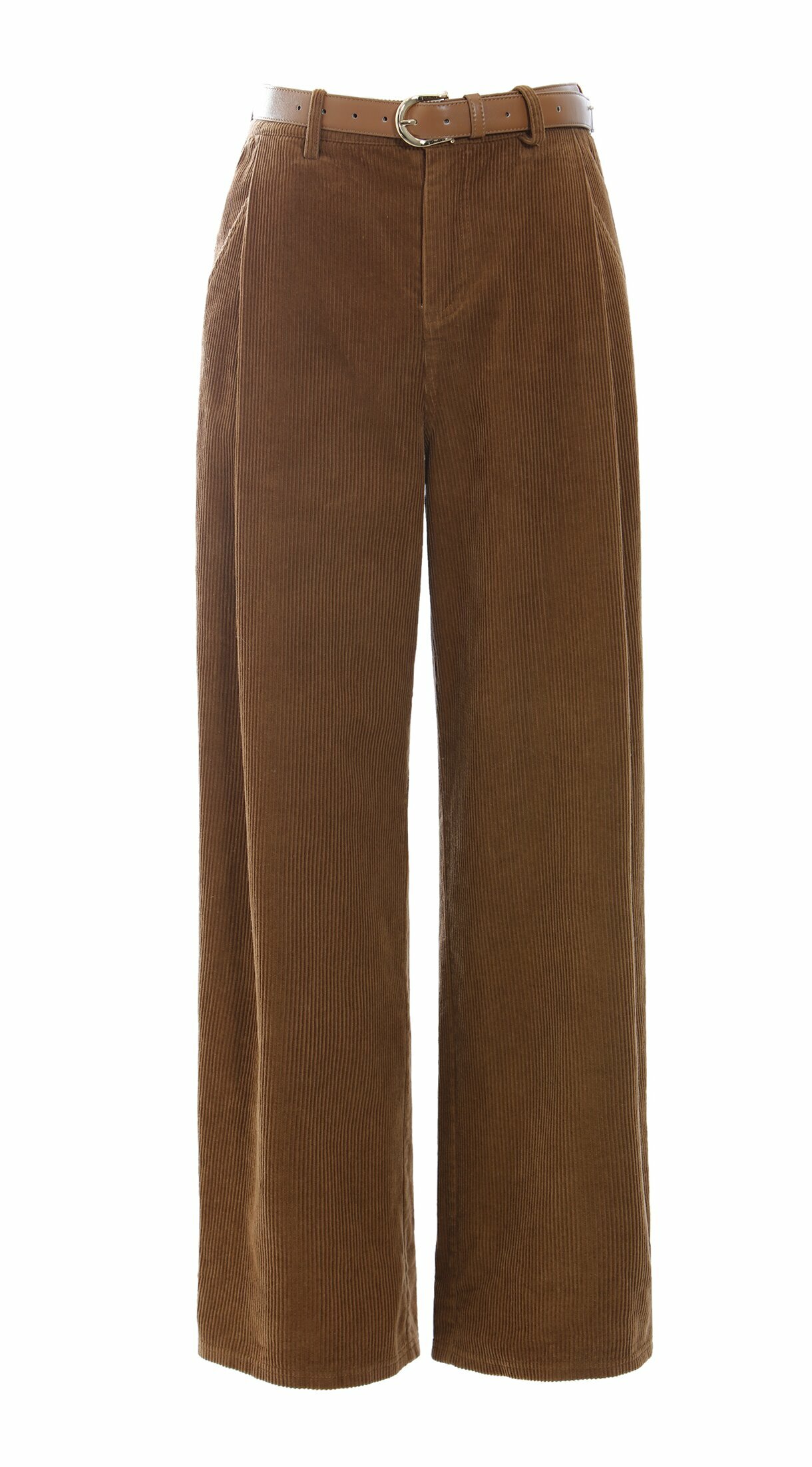 BD15007B1 燈芯絨物語直筒寬褲 (附腰帶/2色)