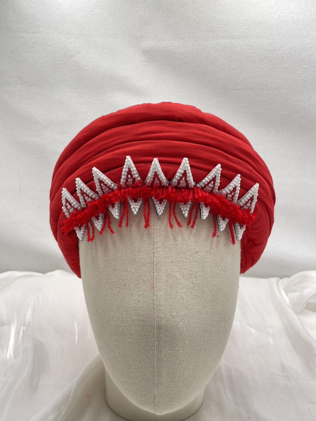 NO.8大人款18瓣珠繡額花17.5cm