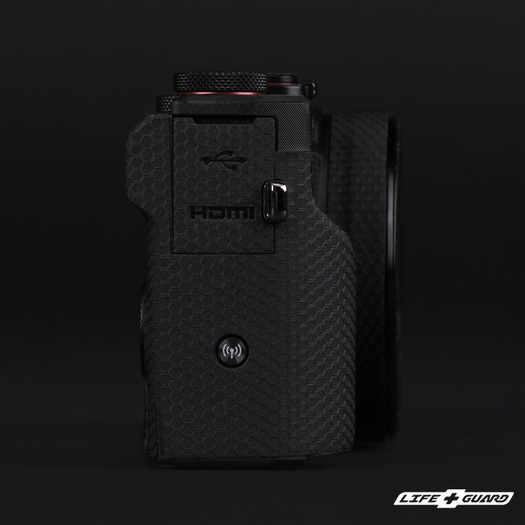 LIFE+GUARD Canon PowerShot G7 X Mark III 相機貼膜側面展示圖