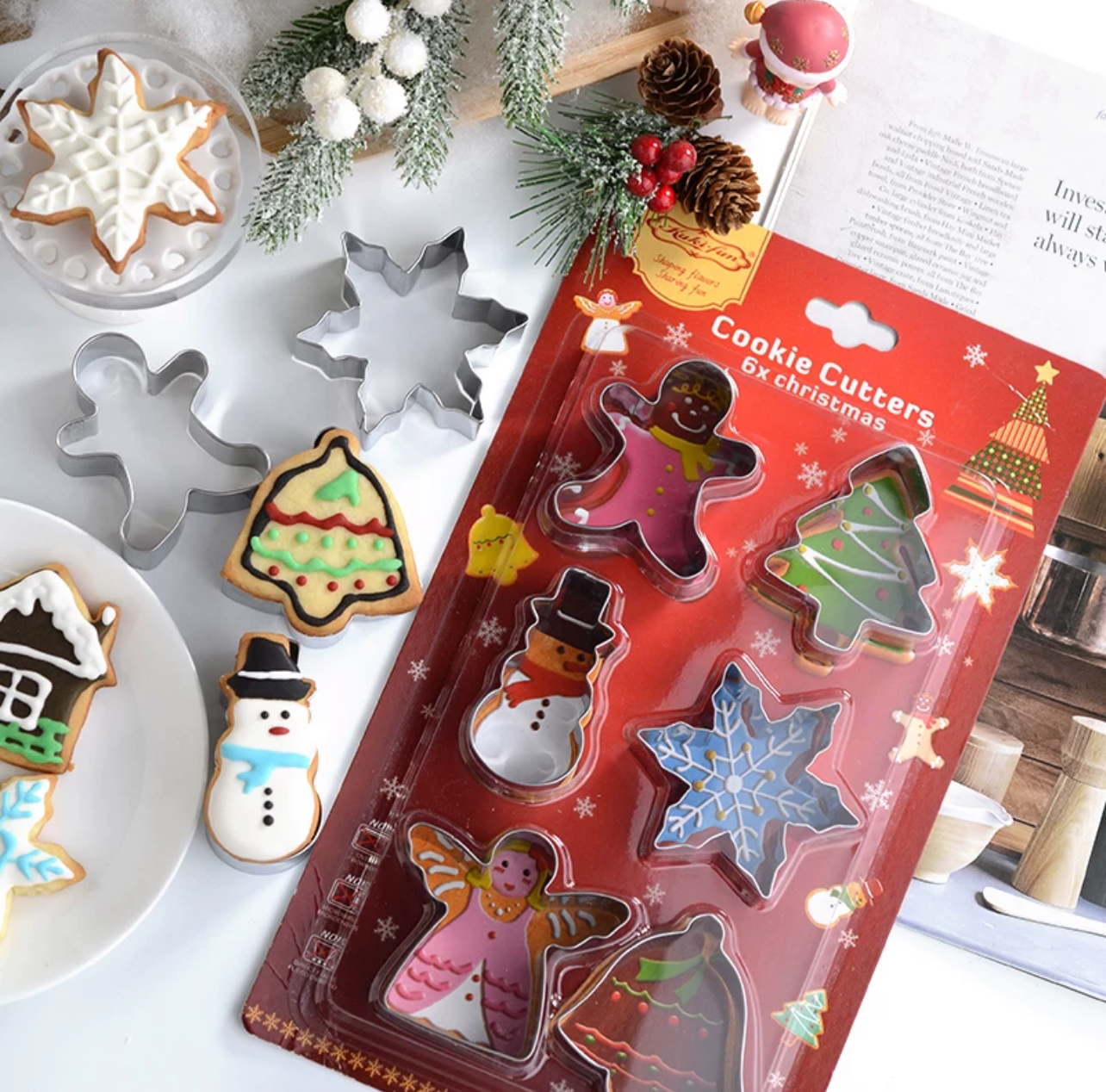 聖誕🎄曲奇模6件套
