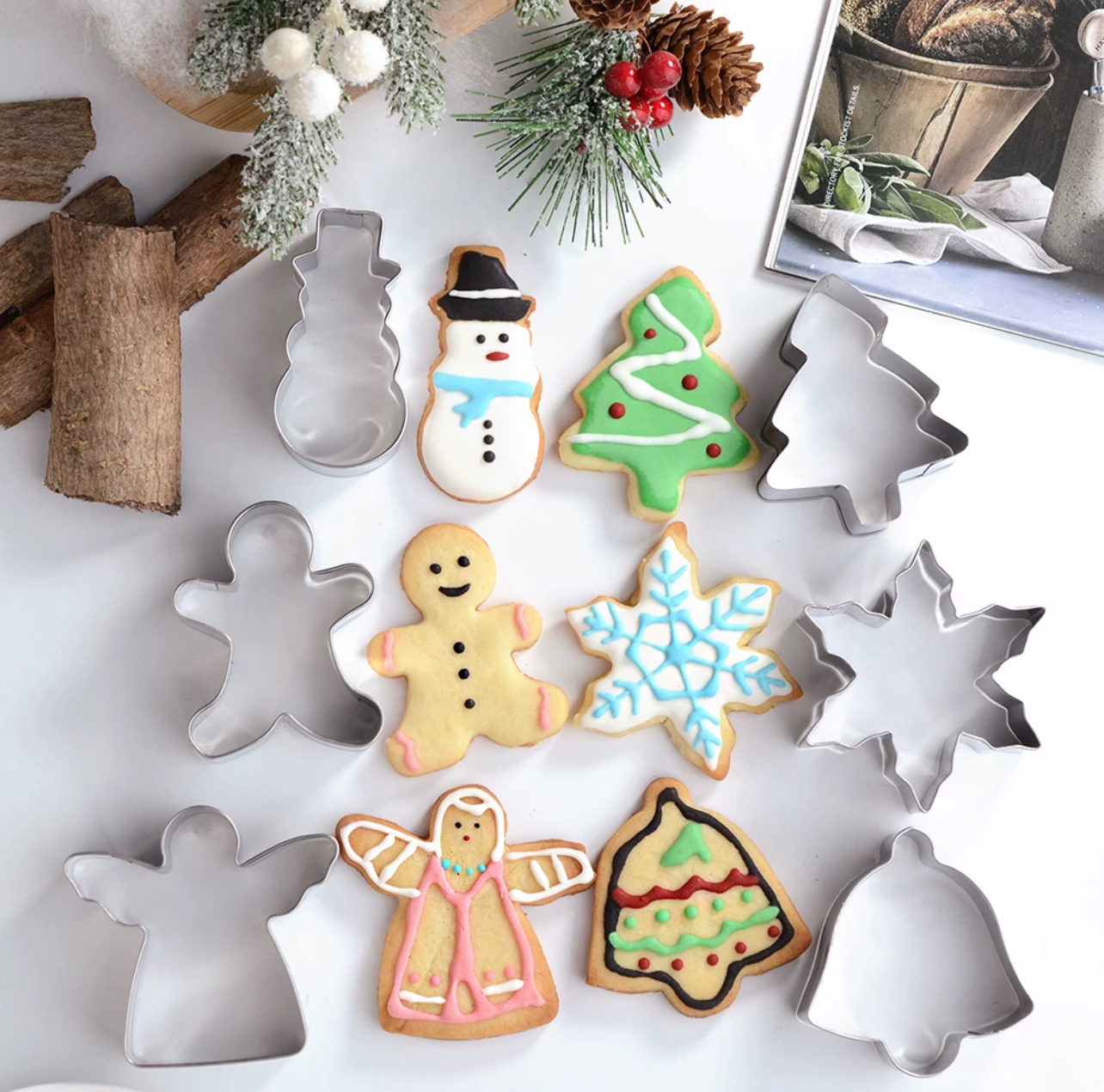 聖誕🎄曲奇模6件套
