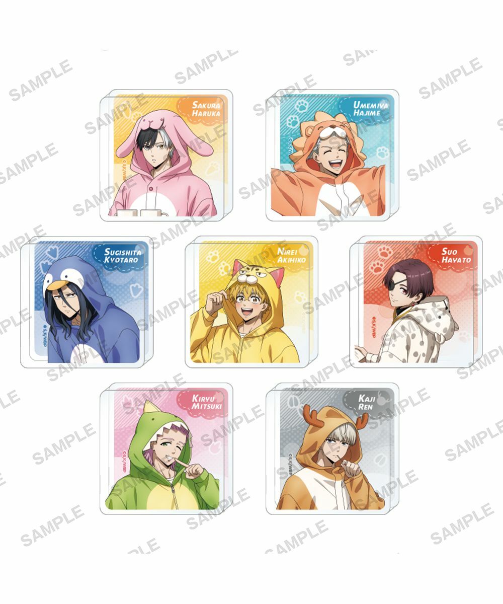 預購-《WIND BREAKER—防風少年—》 mini壓克力飾牌 睡衣派對ver. 系列 【日本進口精品】