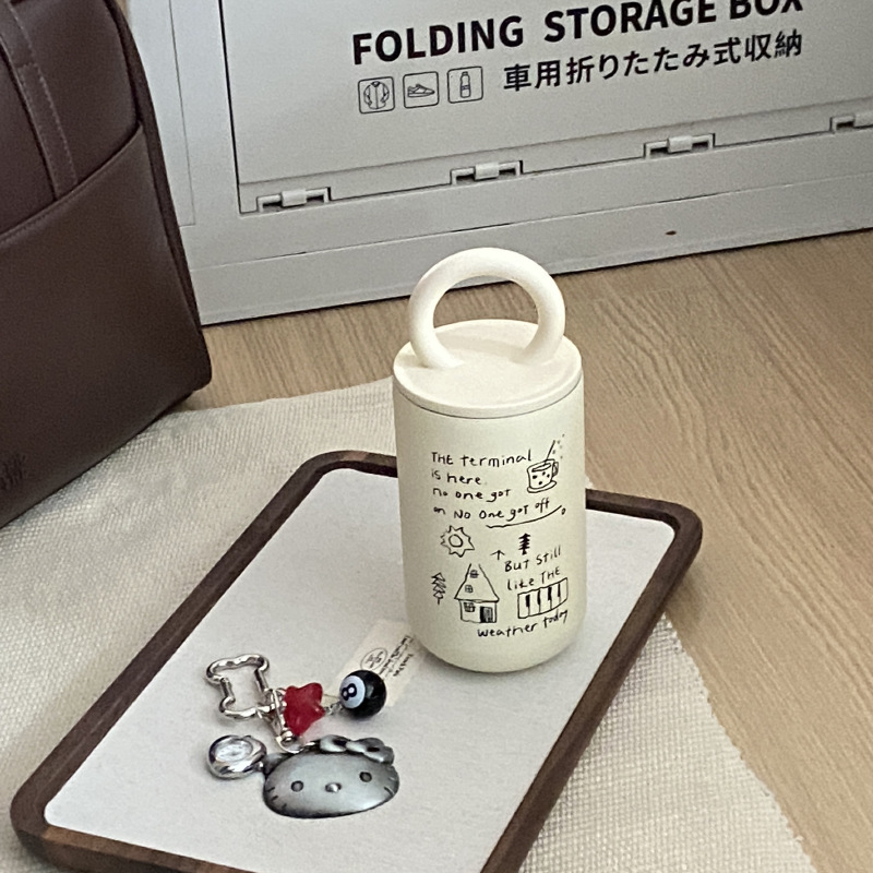 《5214》復古英文字母保溫杯445ml/玻璃杯400ml/馬克杯260ml