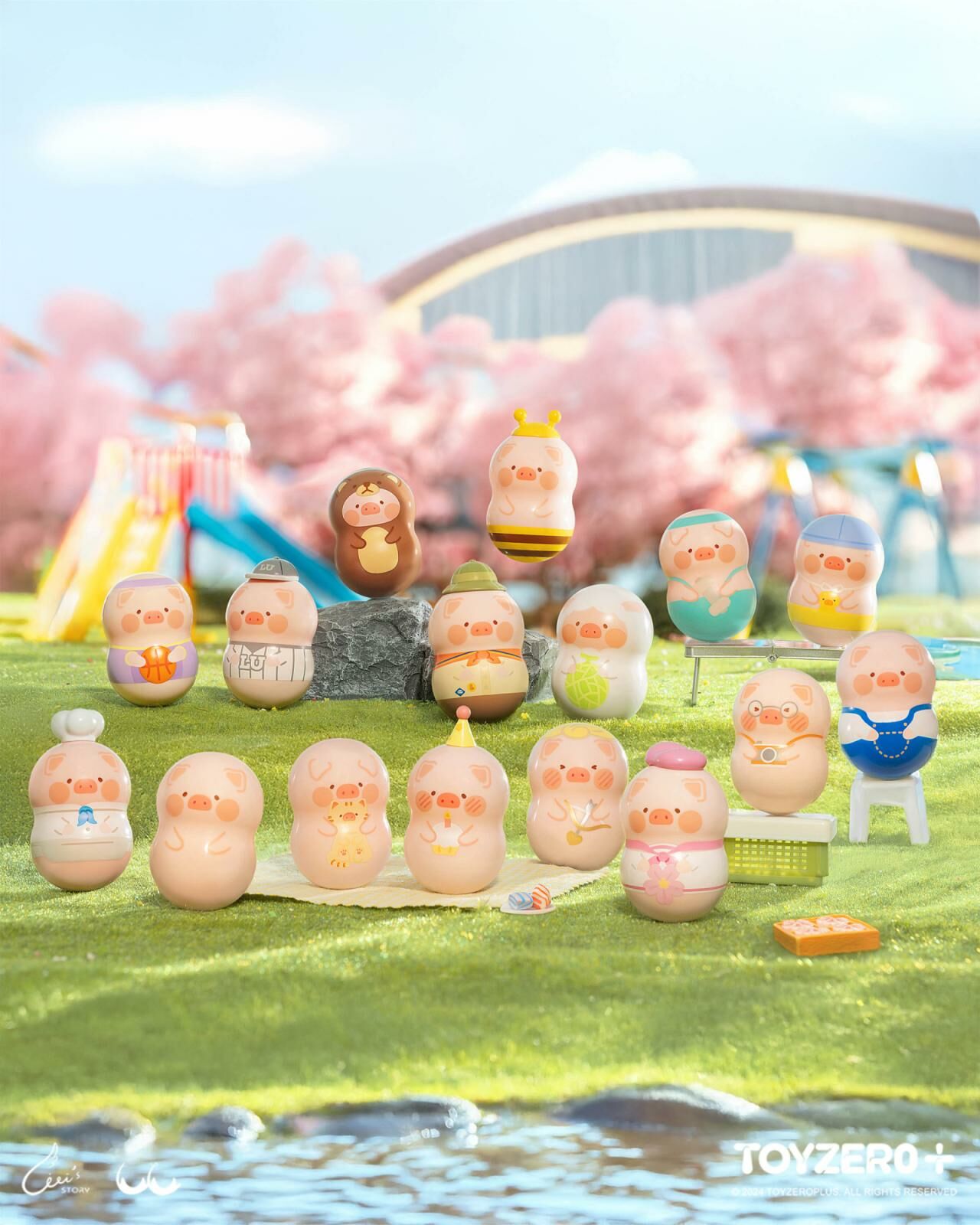 罐頭豬LuLu 經典系列 - 百變LuLu豬不倒翁 (盲盒)