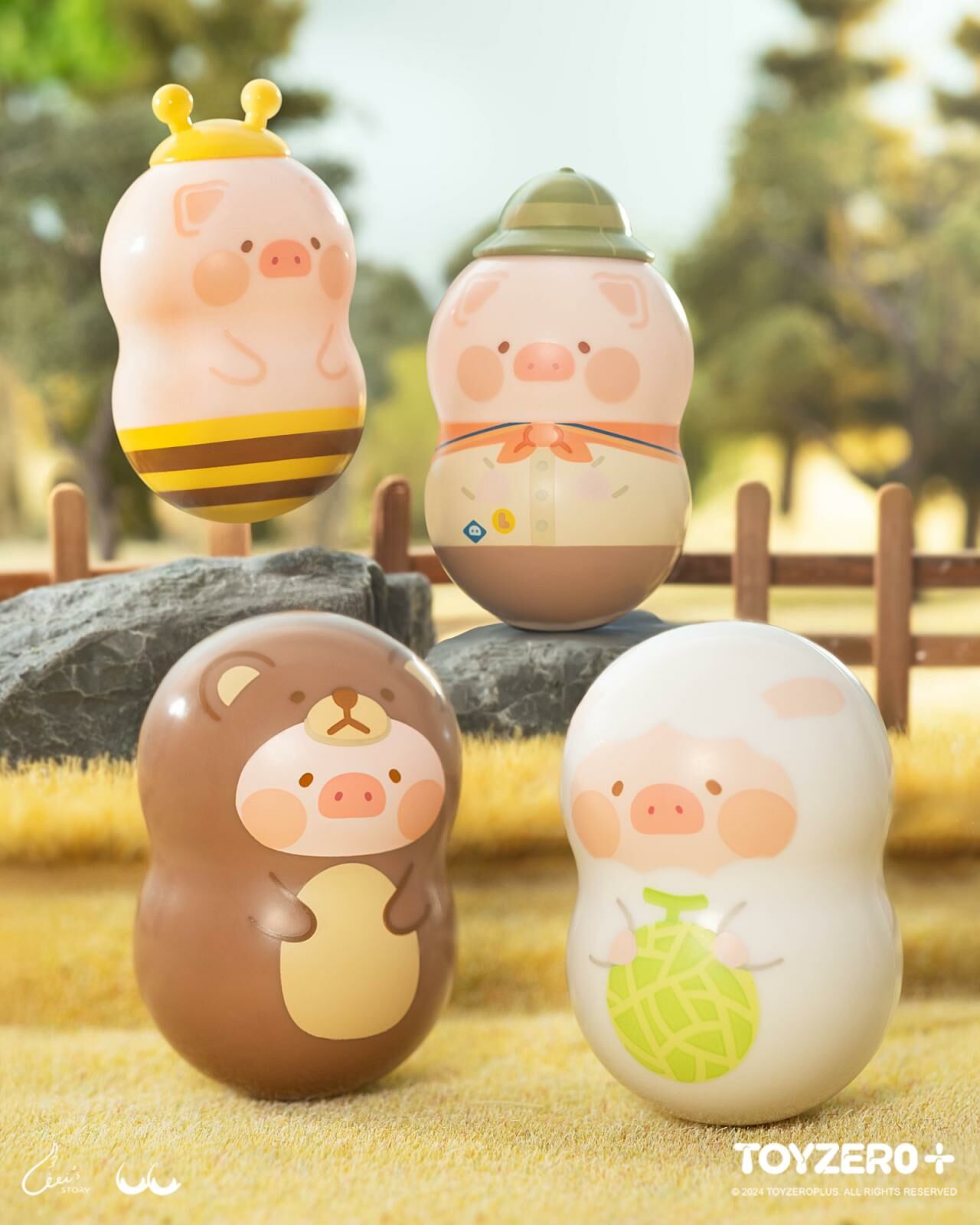 罐頭豬LuLu 經典系列 - 百變LuLu豬不倒翁 (盲盒)