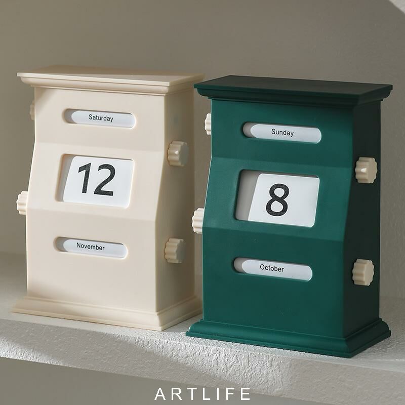 簡約復古萬年曆