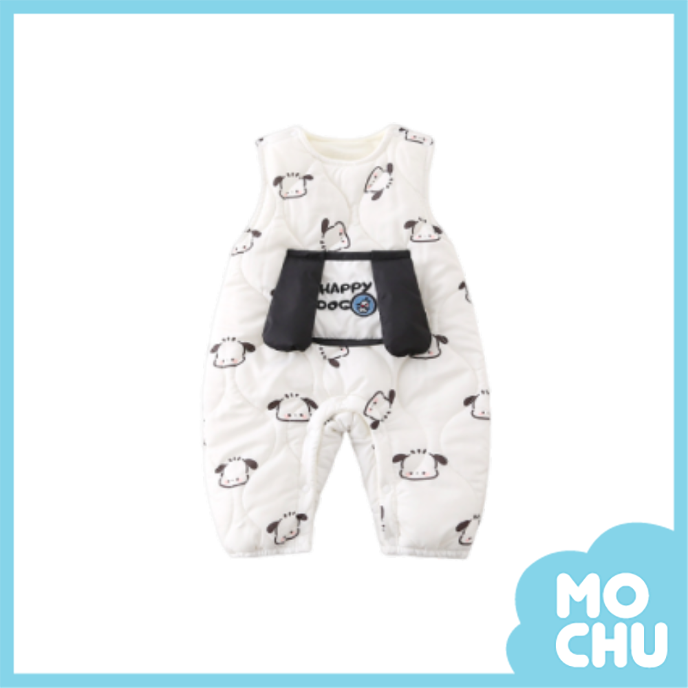 happy dog加絨無袖連身褲