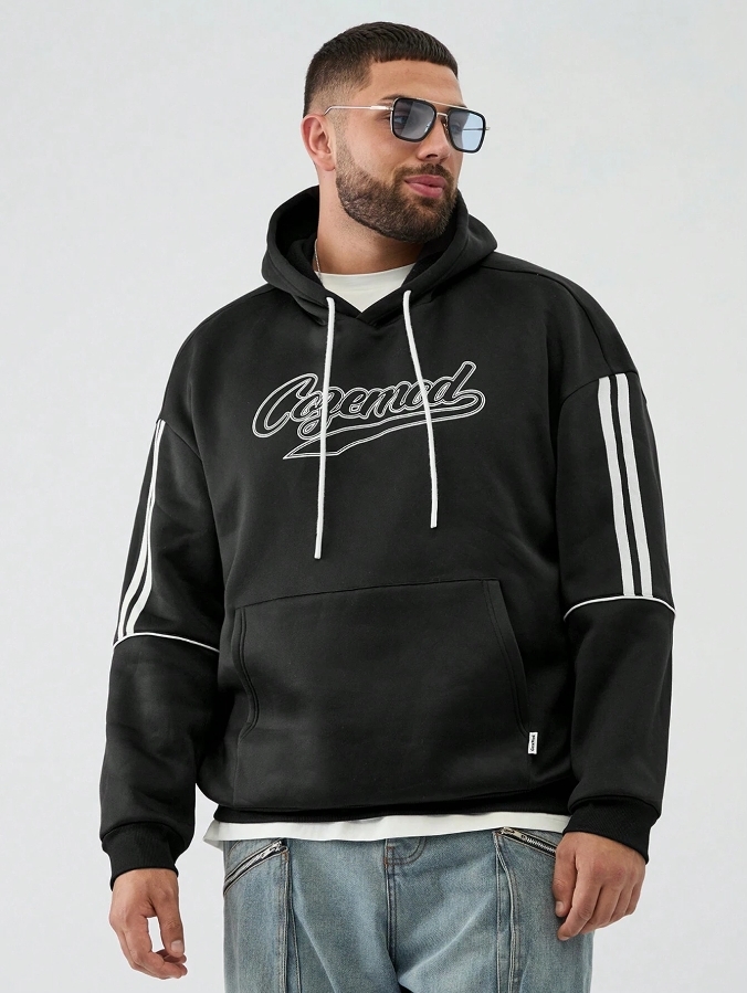 KADMAX大尺碼-秋冬長袖帽TEE〈CATW2459〉