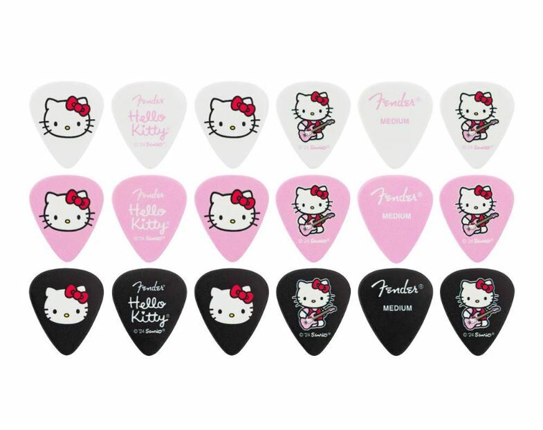 Fender x Hello Kitty 18 Pack Pick Tin 聯名款匹克套組 公司貨【宛伶樂器】