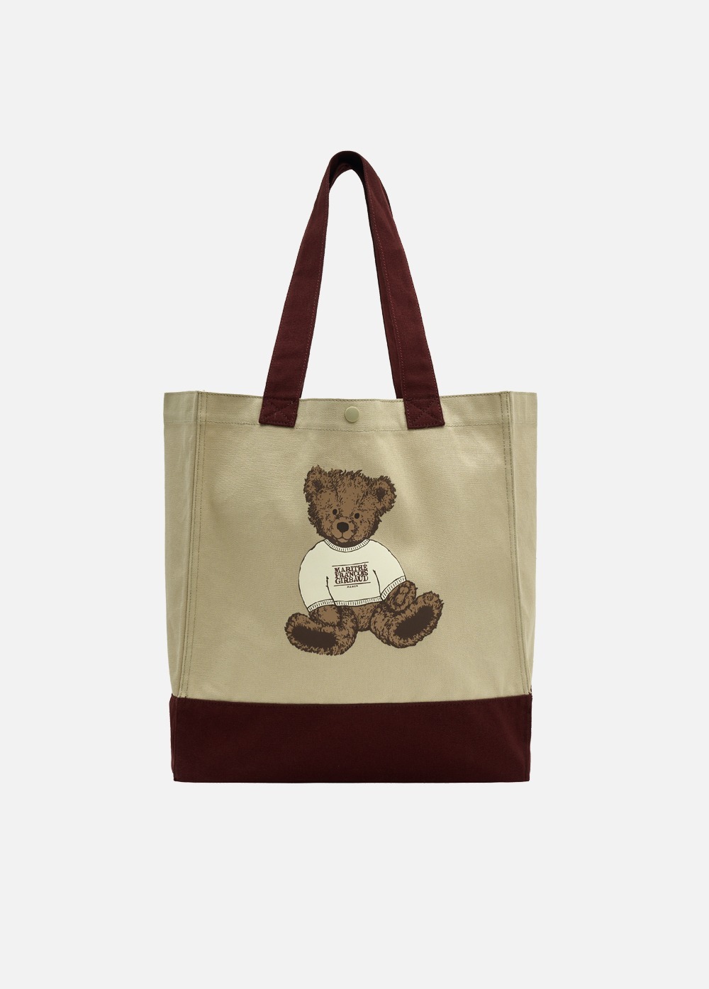 ☆Marithe + Francois Girbaud☆ DOODLE BEAR ECO BAG natural M Marithé et François Girbaud Official Doodle Bear Eco Bag