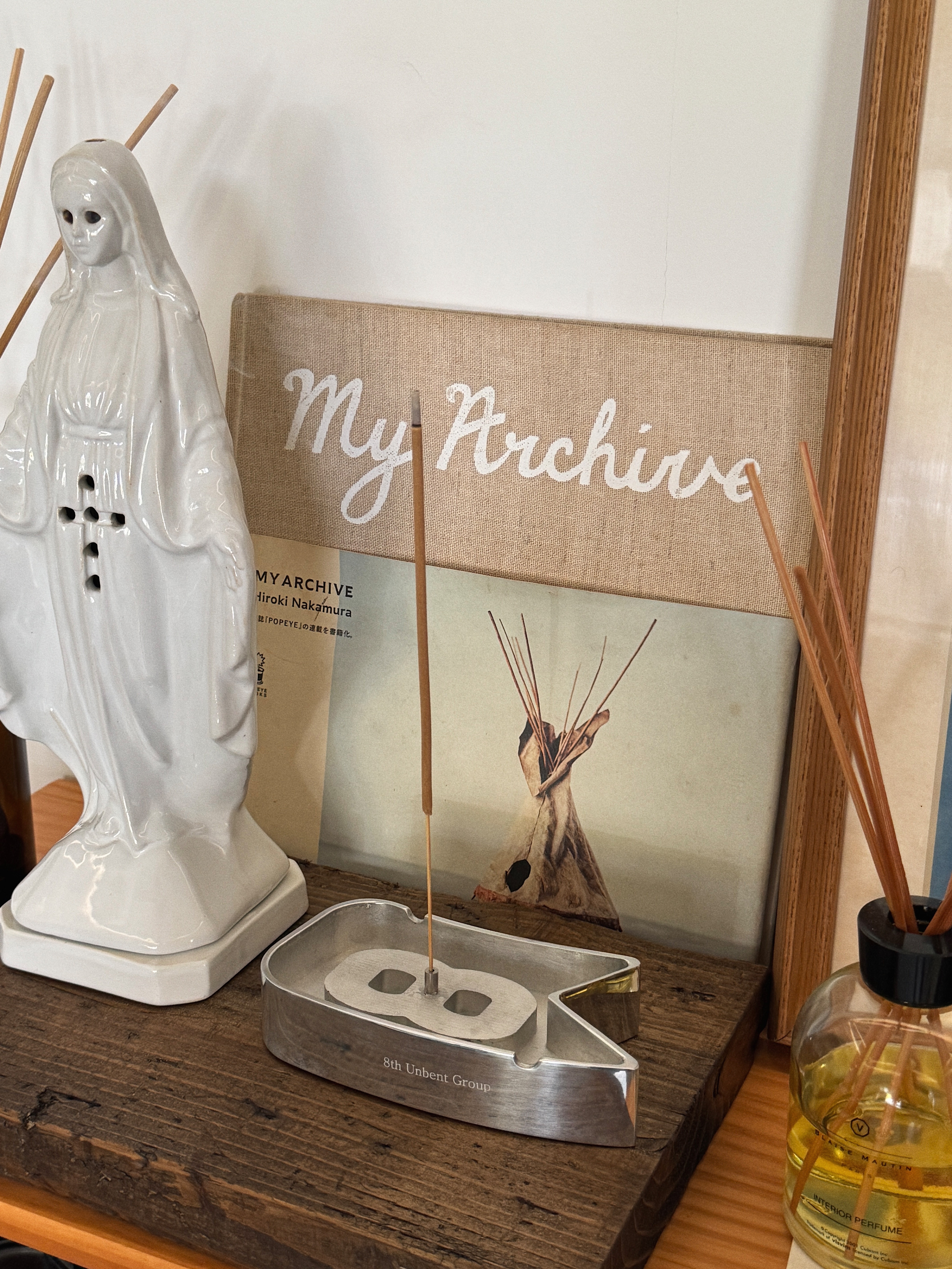 #現貨 UNBENT 24AW 8週年紀念 鋁合金 線香座 菸灰缸 生活擺件