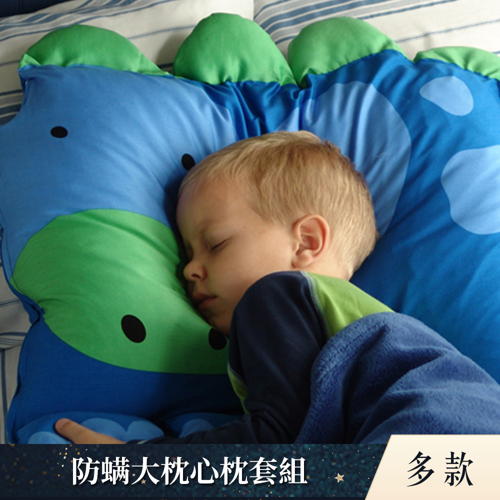 Milo&Gabby美國 動物好朋友超細纖維防蟎大枕心+枕套組｜多款可選