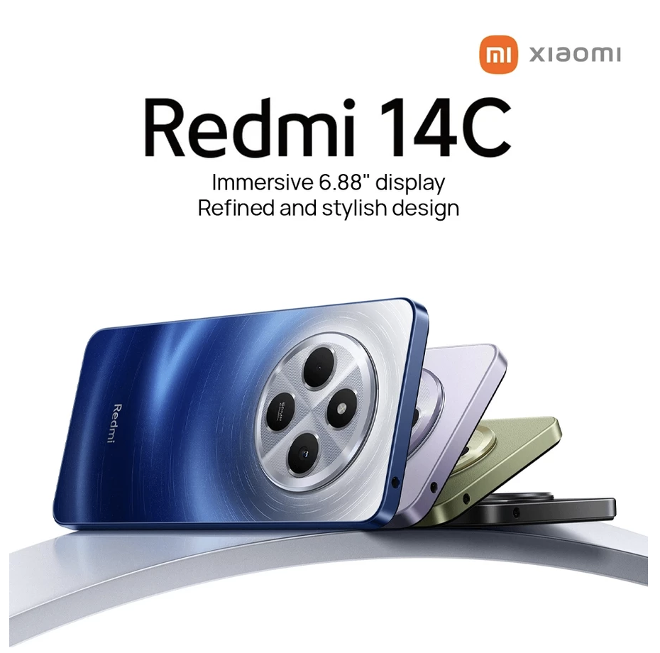 CPU Redmi 14C 8GB/256GB New) Xiaomi Redmi 14C 8GB+256GB BLACK Dual SIM Unlocked