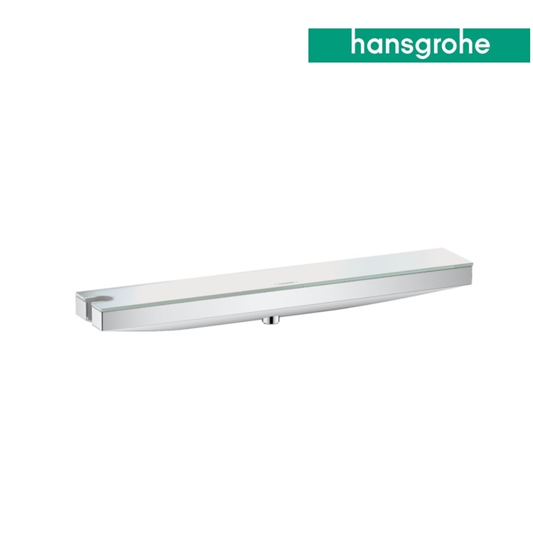 hansgrohe Rainfinity 26843, -000 Wall outlet 500 with shower holder left & shelf