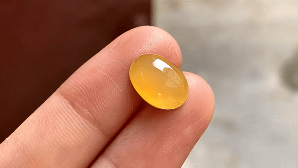 1192566 翡翠黃金蛋面