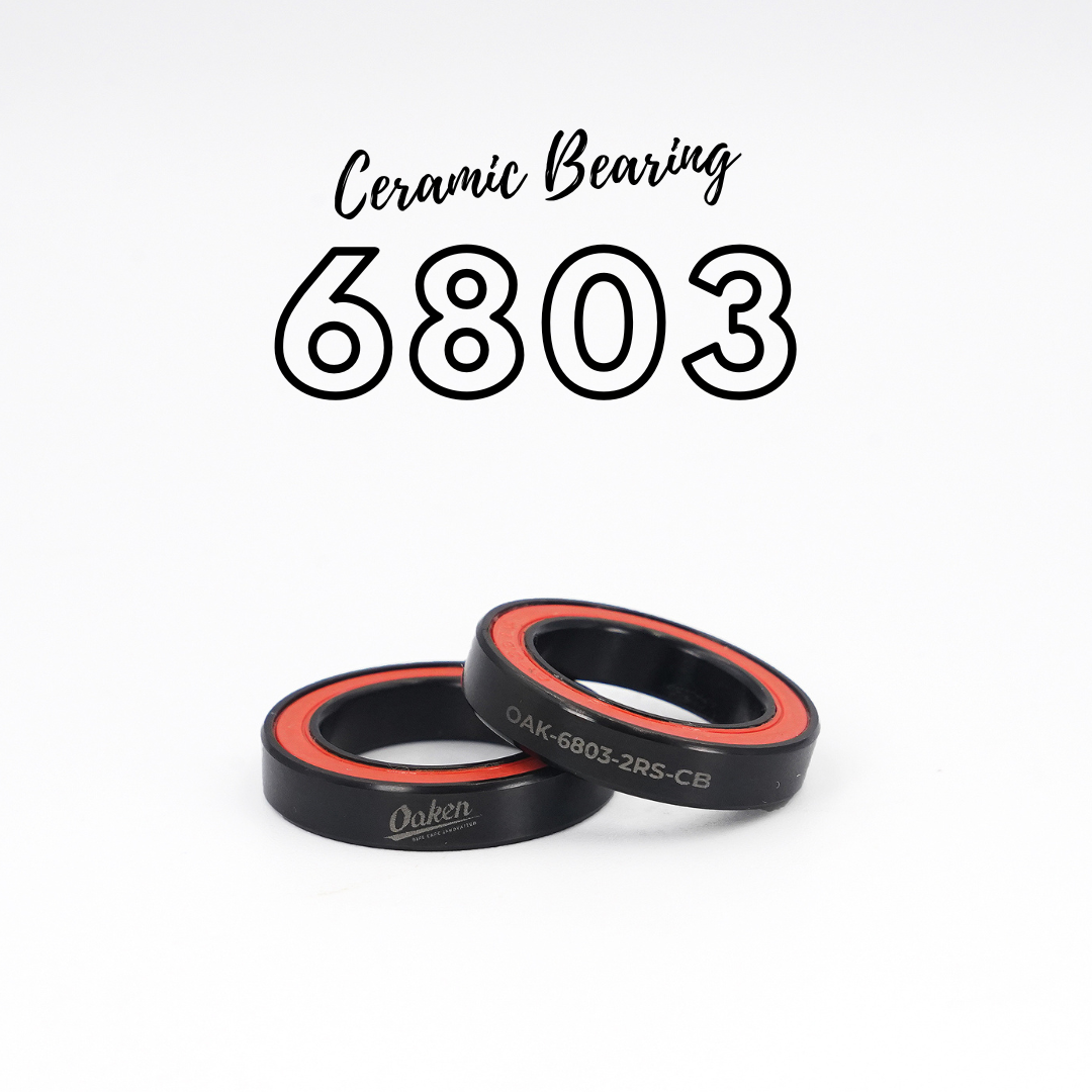 6803-2RS Black Oxide Coating Bearing - 17x26x5mm
