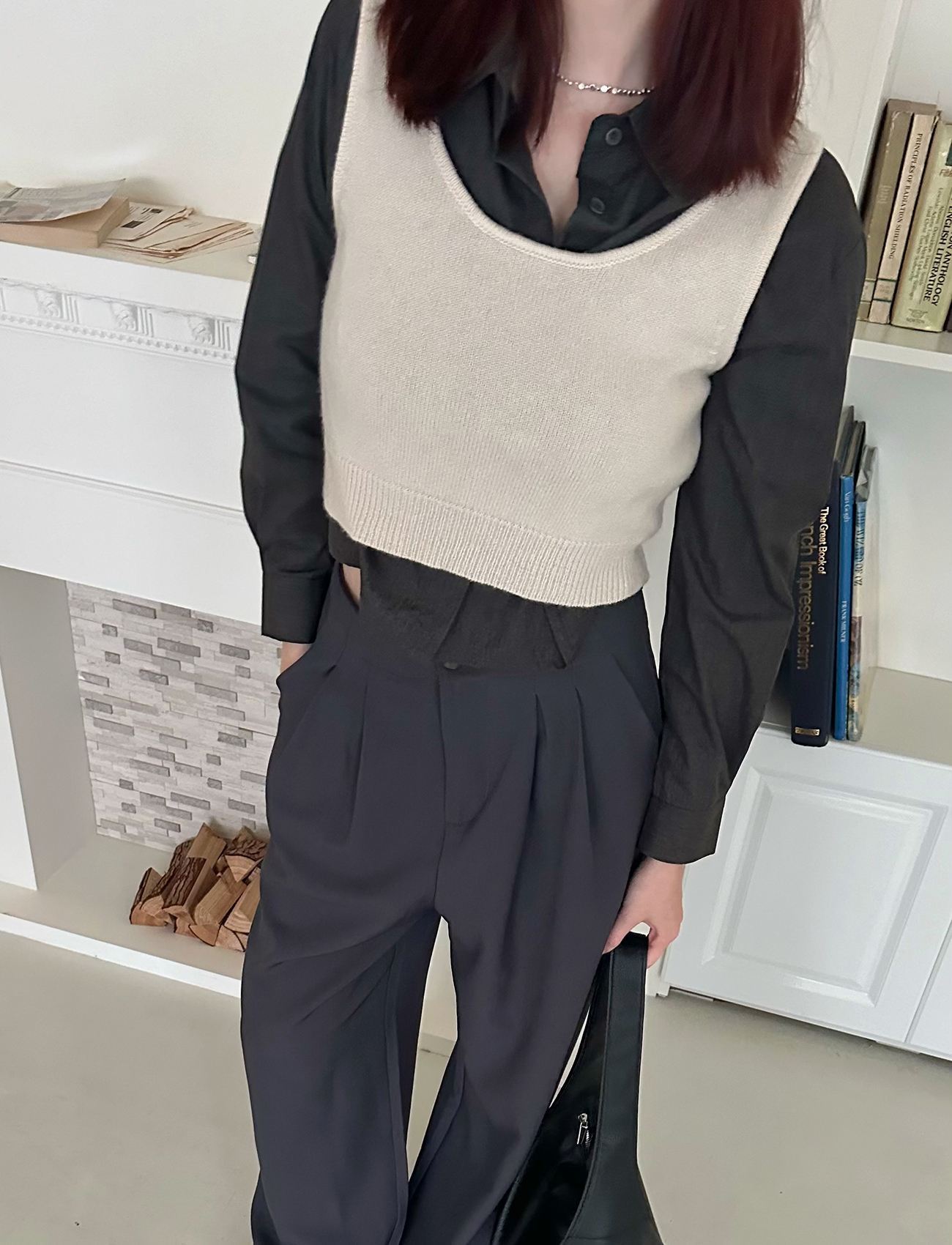 柔美氣質針織背心