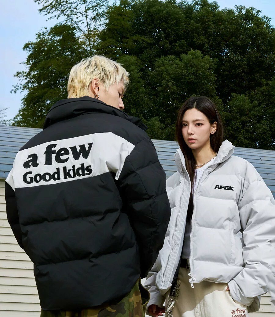 AFGK 美式基礎撞色立領羽絨服 A FEW GOOD KIDS