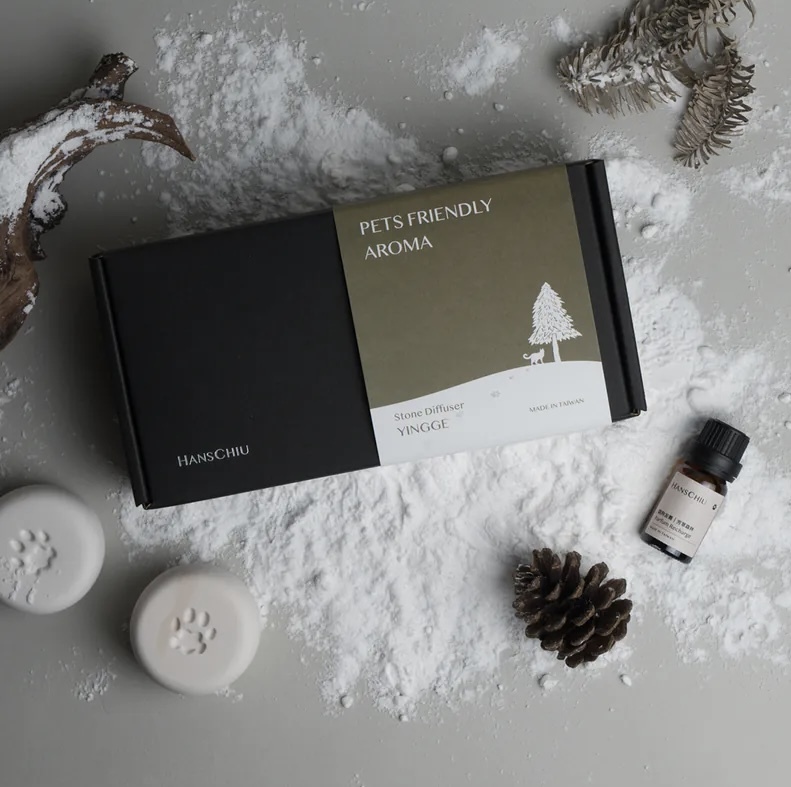 HANSCHIU 寵物友善踏雪芳蹤擴香石禮盒