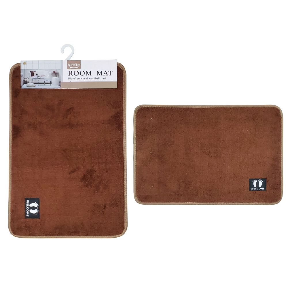 繡花小腳丫地墊 吸水地墊 絨毛地墊 浴室吸水毛絨地墊 防滑止滑墊 門墊 可機洗 廁所浴室地墊 珊瑚絨地墊 家用地墊