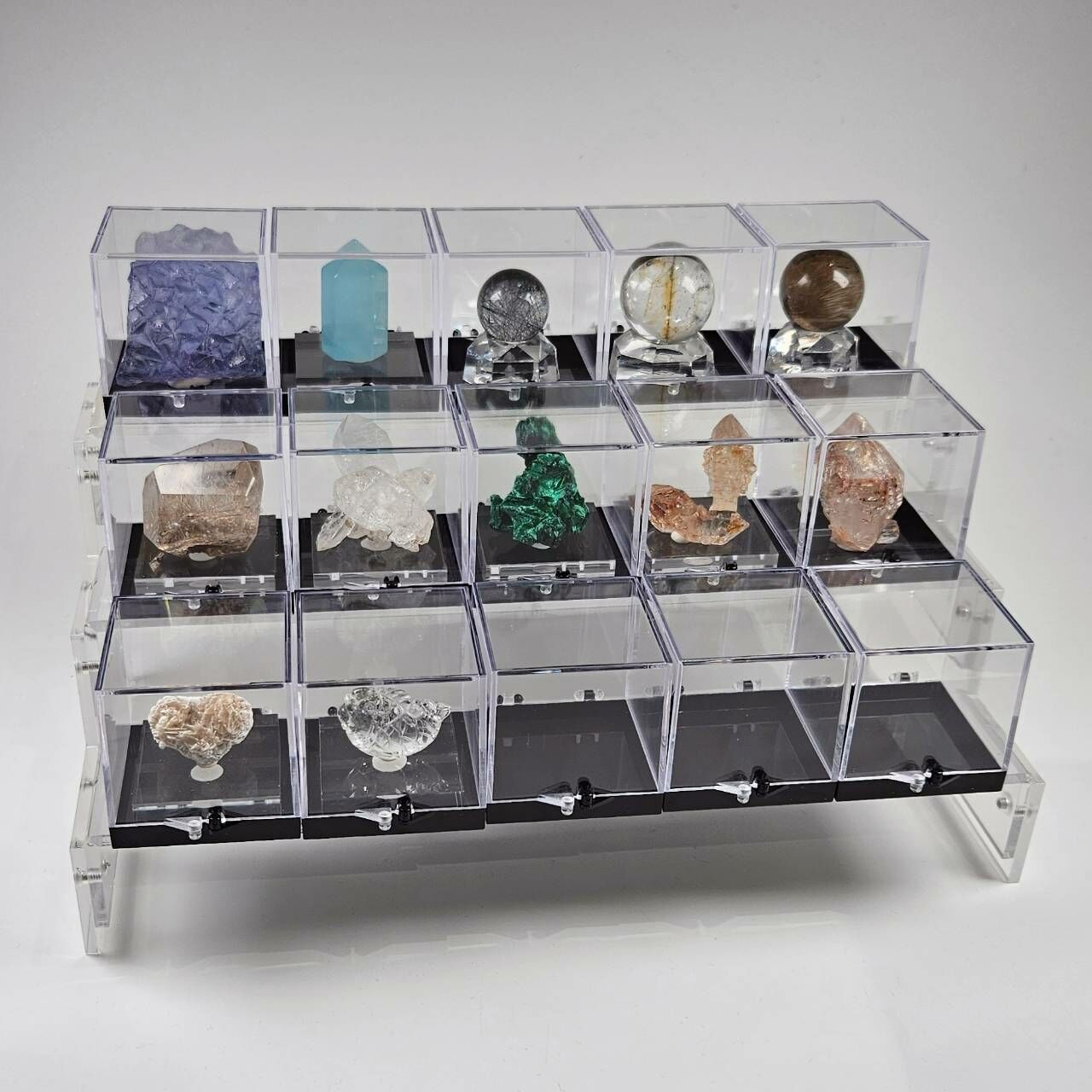 礦礦盒三層展示架