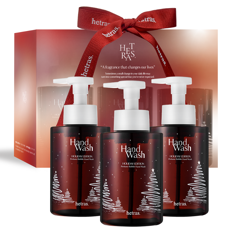 hetras Perfume Bubble Hand Wash 515ml [Holiday Edition] - Flower Shop