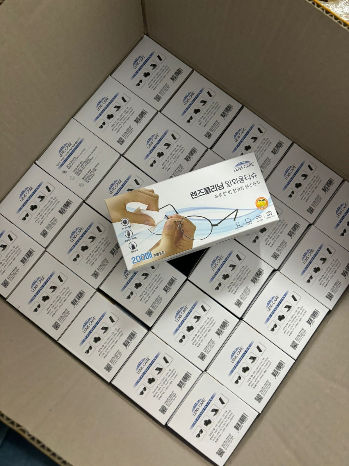 Lens Care 一次性鏡片清潔紙巾