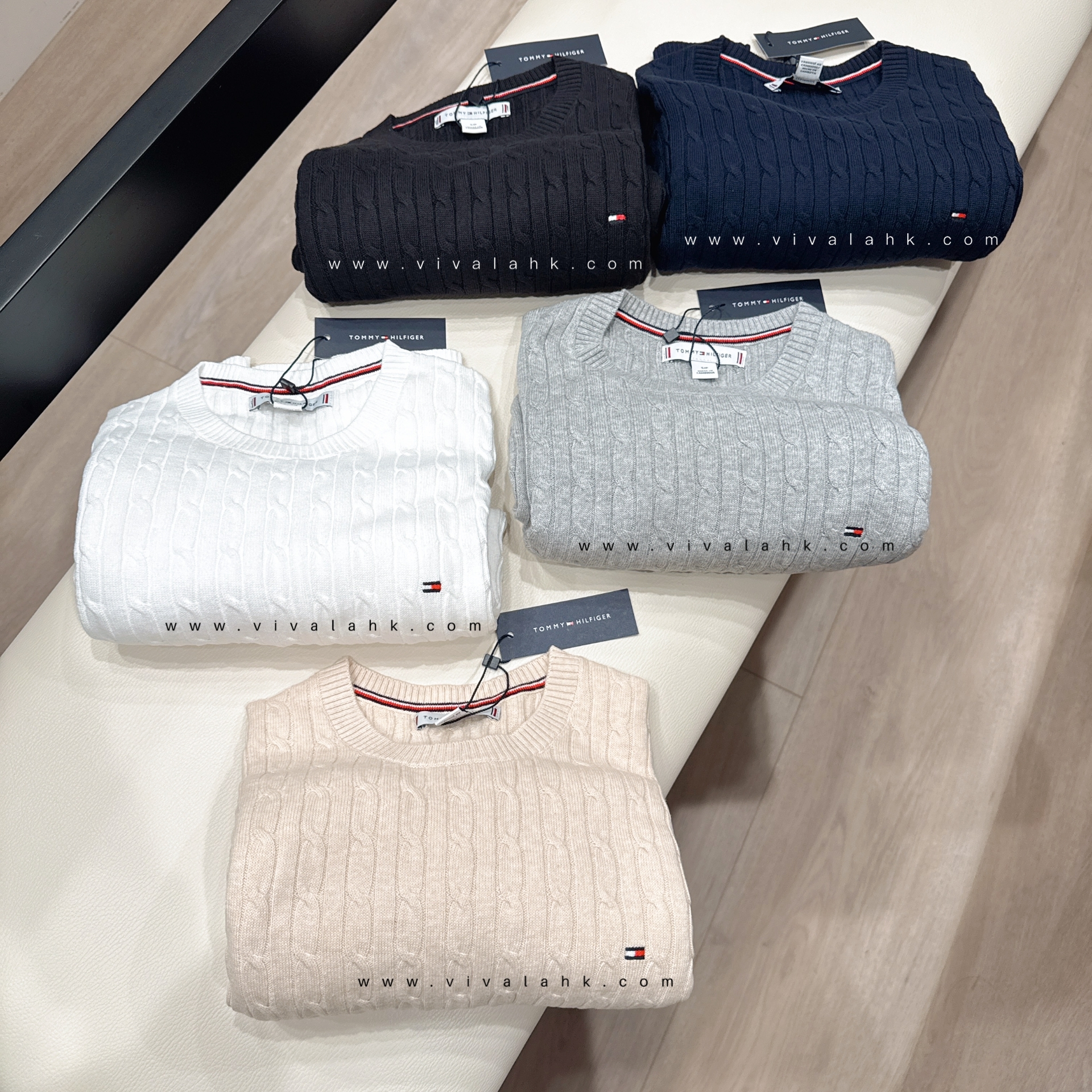 Tommy Hilfiger - 長袖麻花針織冷衫 (76J4735)