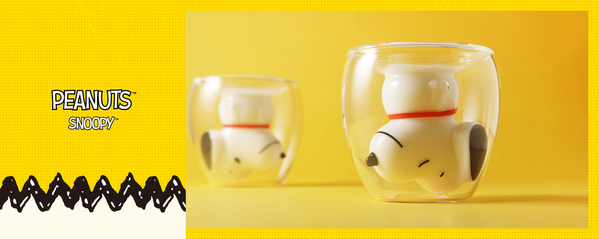好玻goodglas_Snoopy 雙層玻璃杯客製