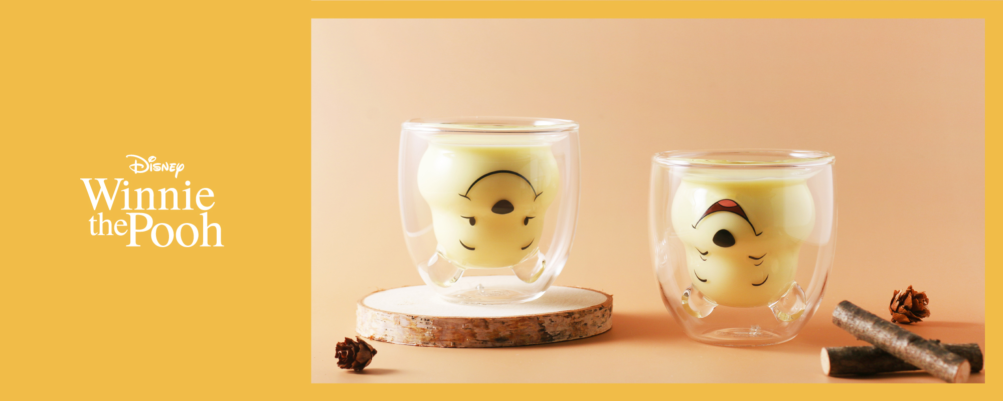 好玻goodglas_小熊維尼 雙層玻璃杯客製