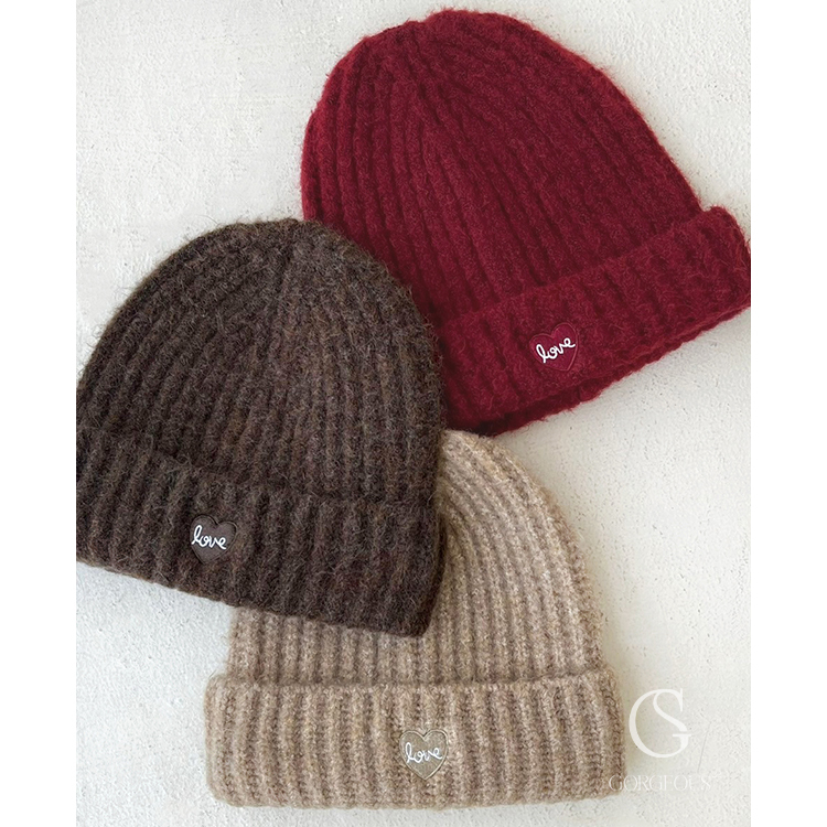 G8306 現貨「You'r Love毛帽」