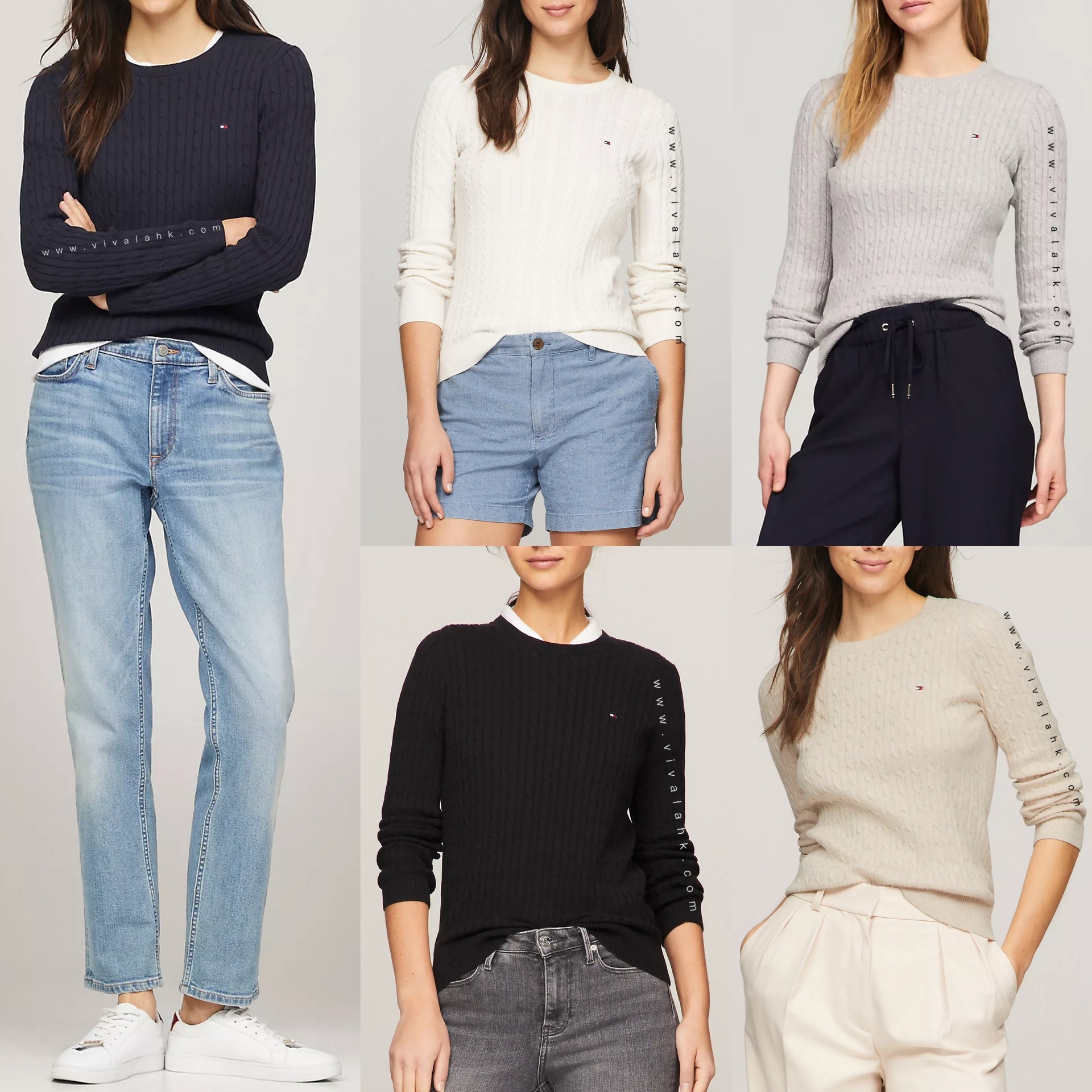 Tommy Hilfiger - 長袖麻花針織冷衫 (76J4735)