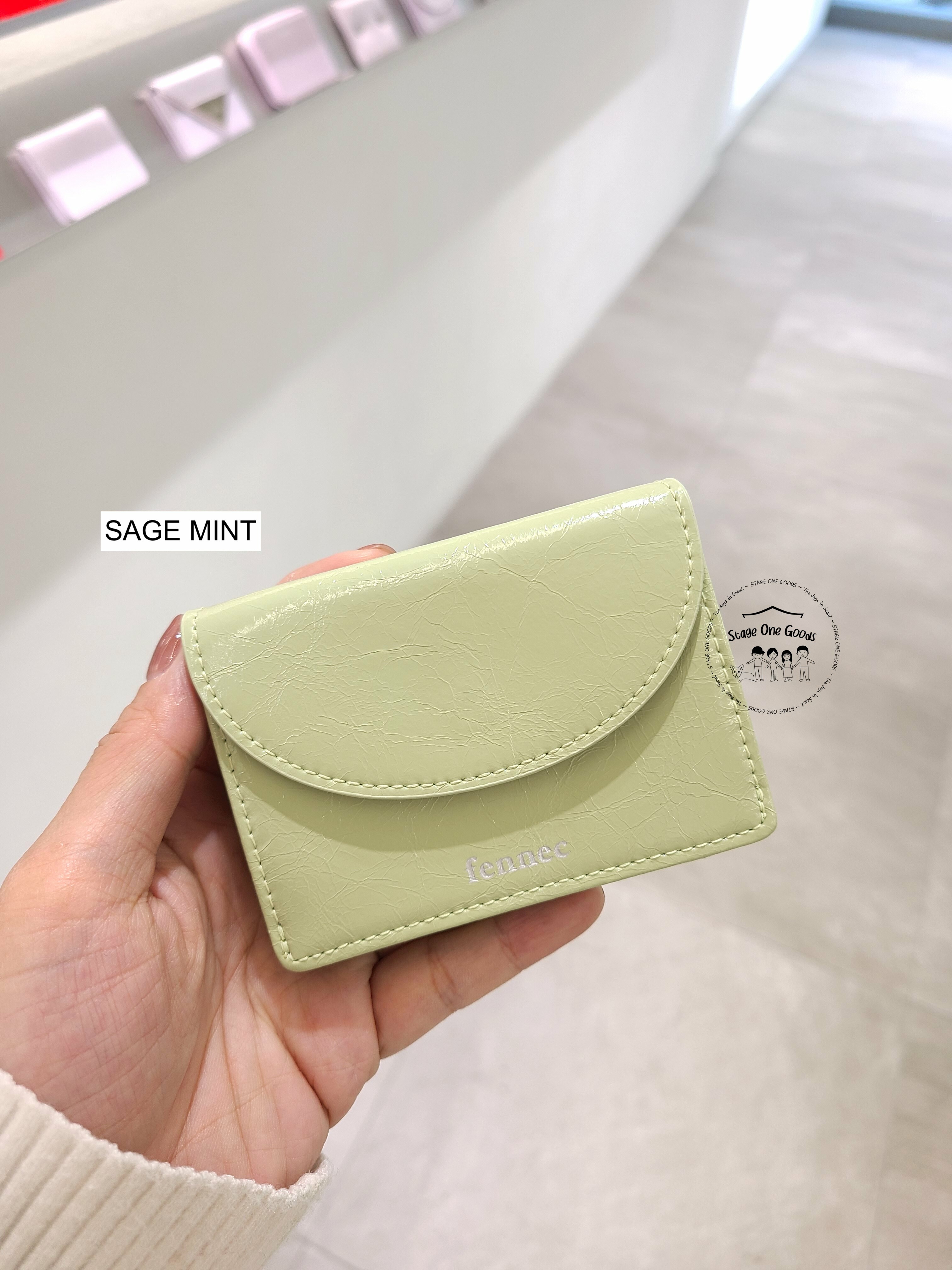 ●Fennec● CRINKLE HALFMOON MINI WALLET MISTY LAVENDER FM1W CRINKLE HALFMOON MINI WALLET - MISTY LAVENDER - Fennec