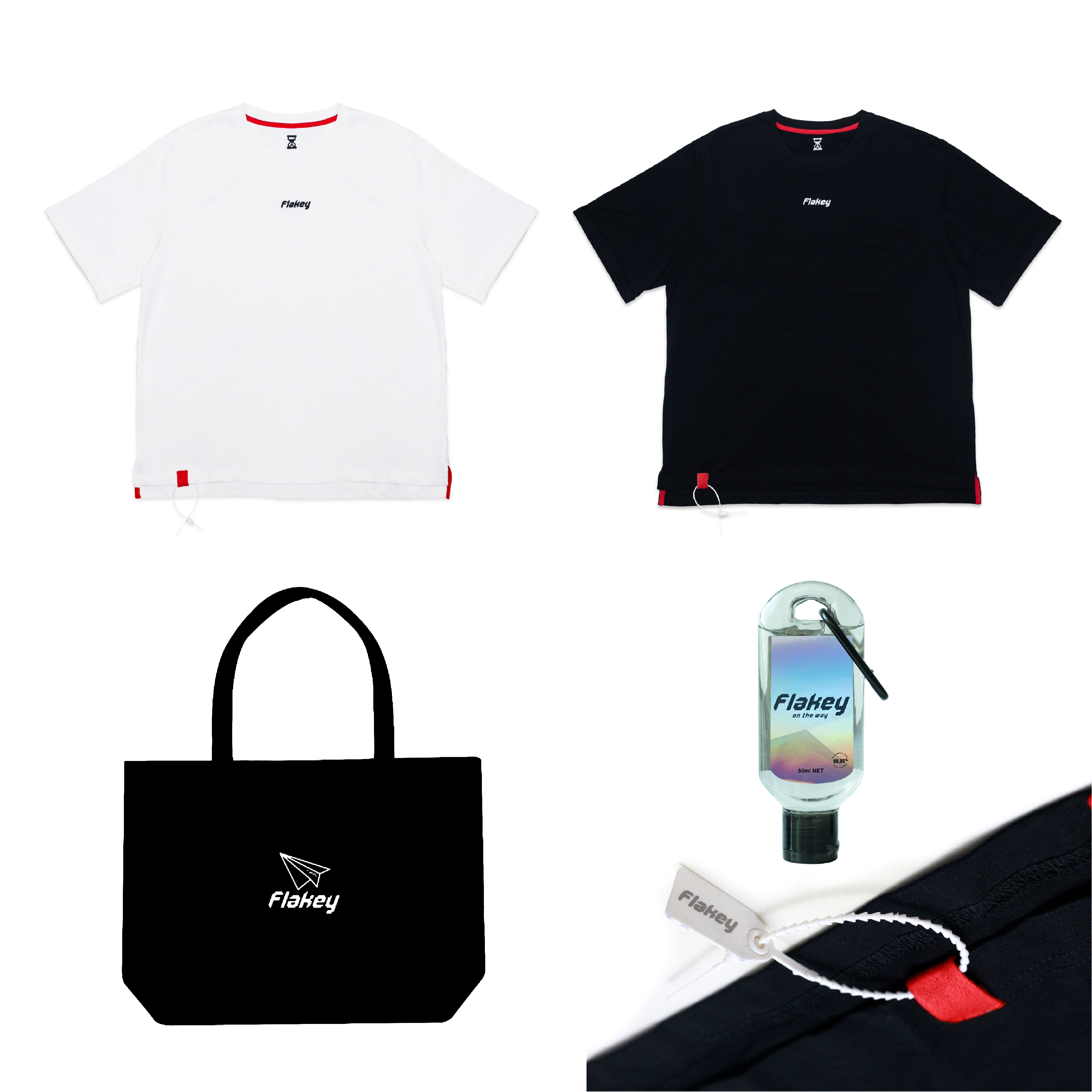 RESTART 復刻雙Tee (黑和白) 組合