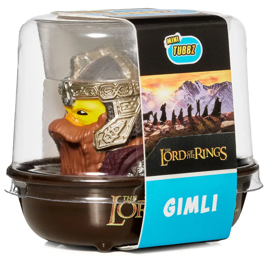 TUBBZ - 2吋潮流浴缸迷你鴨 魔戒 金靂