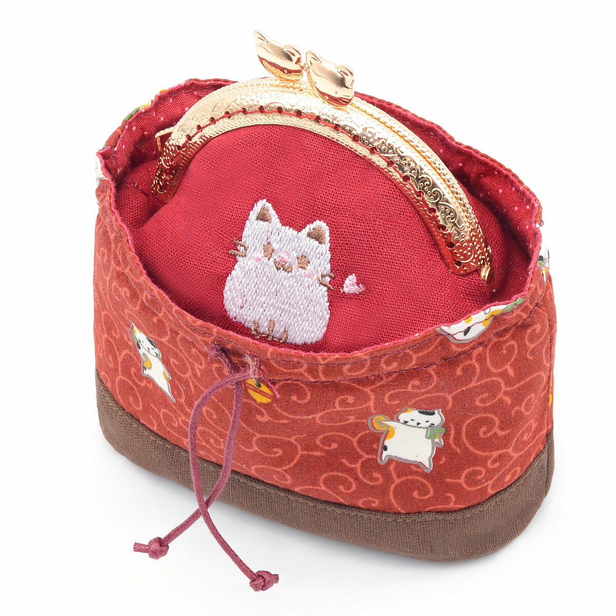 8.5公分半圓貓咪口金/個【贈福袋造型口金包-貓咪圖案紙型】