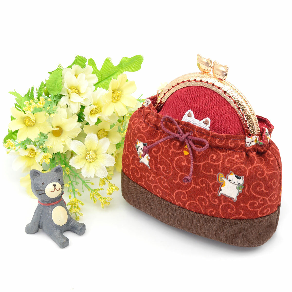 8.5公分半圓貓咪口金/個【贈福袋造型口金包-貓咪圖案紙型】