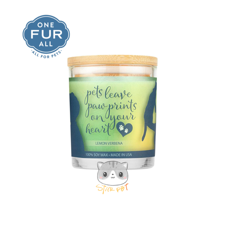 ONE FUR ALL Lemon Verbena Pet House Candles 8.5oz