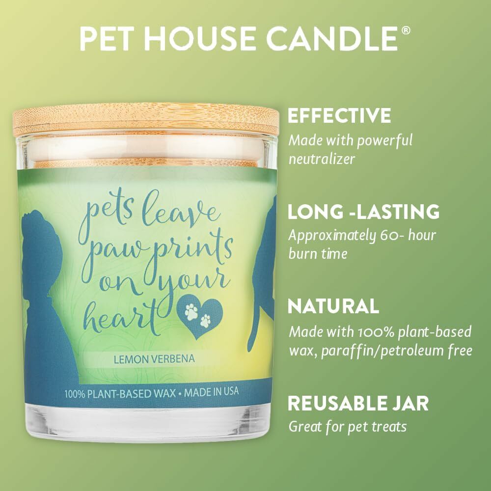 ONE FUR ALL Lemon Verbena Pet House Candles 8.5oz