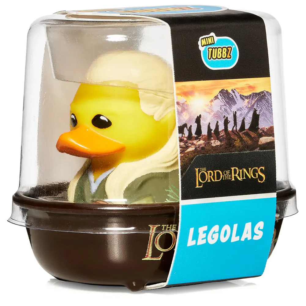 TUBBZ - 2吋潮流浴缸迷你鴨 魔戒 勒苟拉斯