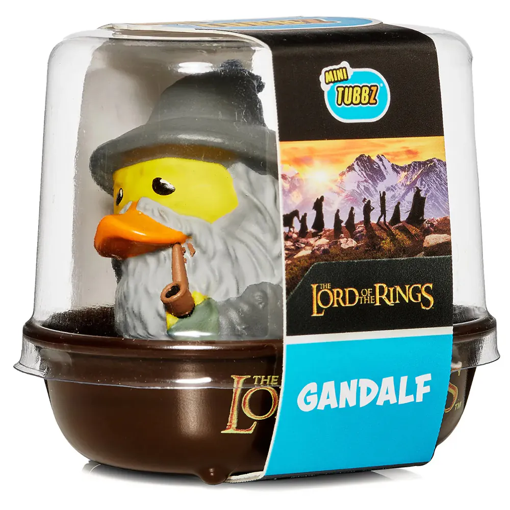 TUBBZ - 2吋潮流浴缸迷你鴨 魔戒 灰袍甘道夫